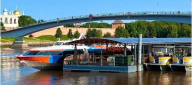 Огни ночного Новгорода