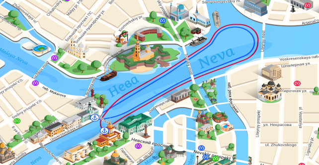 Магия ночного Петербурга Лето