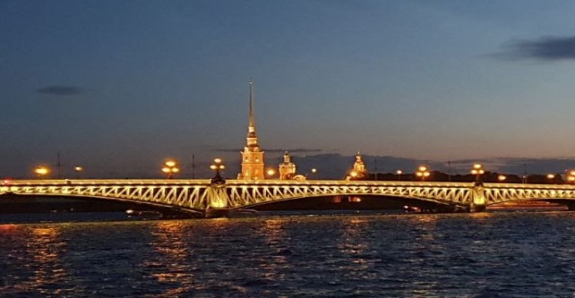Overnight visit and excursion to the closed Peter and Paul Fortress and drawbridges boat tour