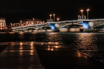 The magic of Saint Petersburg at night