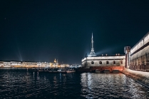 Overnight visit and excursion to the closed Peter and Paul Fortress and drawbridges boat tour